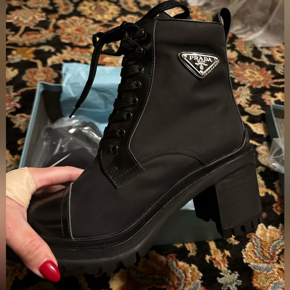 Black combat Boots - Size EU 39